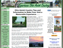 Tablet Screenshot of experience-ohio-amish-country.com